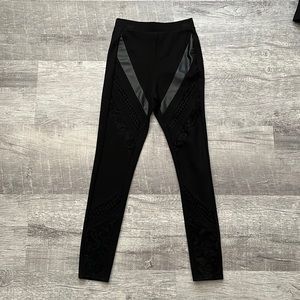 Emmy Mixed Media Leggings